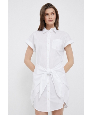 Lauren Ralph Lauren sukienka kolor biały mini prosta
