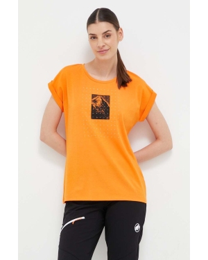 Mammut t-shirt sportowy Mountain kolor pomarańczowy