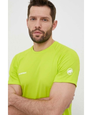 Mammut t-shirt sportowy Aegility FL kolor zielony gładki