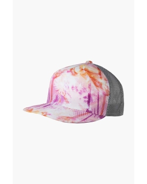 Buff czapka z daszkiem kolor różowy wzorzysta