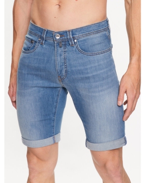 Pierre Cardin Szorty jeansowe 34520/000/8065 Niebieski Regular Fit