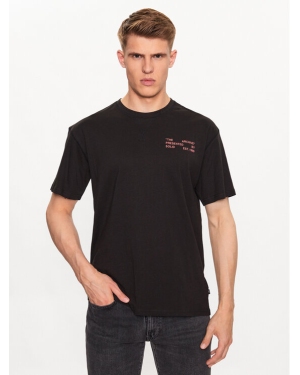 Solid T-Shirt 21107521 Czarny Regular Fit