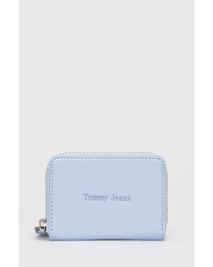 Tommy Jeans portfel damski kolor niebieski
