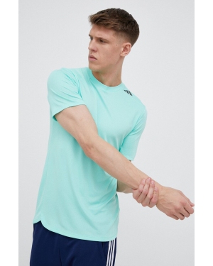 adidas Performance t-shirt treningowy Designed 4 Training kolor turkusowy gładki