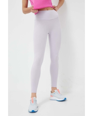 adidas Performance legginsy do jogi Yoga Essentials kolor fioletowy gładkie