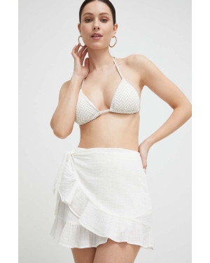 Abercrombie & Fitch spódnica plażowa kolor biały