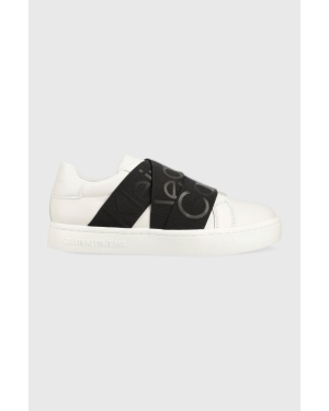 Calvin Klein Jeans sneakersy CLASSIC CUPSOLE ELAST WEBBING kolor biały YW0YW00911