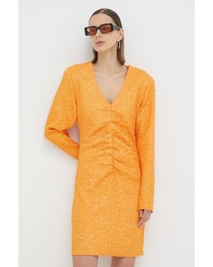 Gestuz sukienka MaisieGZ kolor pomarańczowy mini dopasowana