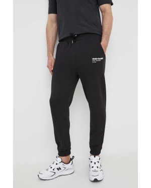 Colmar spodnie dresowe kolor czarny z nadrukiem