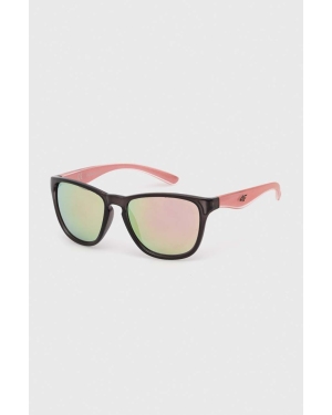 4F okulary przeciwsłoneczne damskie kolor różowy