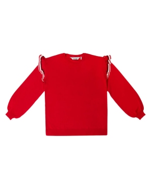 Primigi Sweter Black Love 43143551 Czerwony Regular Fit