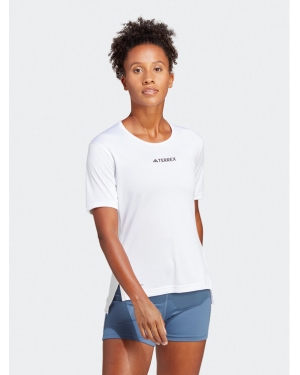 adidas T-Shirt Terrex Multi T-Shirt HM4040 Biały Regular Fit
