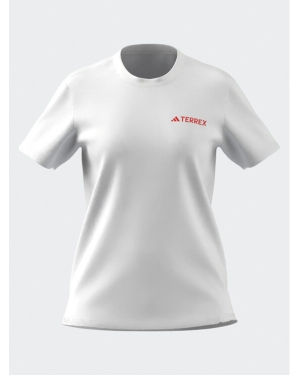 adidas T-Shirt IL2644 Biały Regular Fit