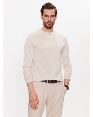 Casual Friday Sweter 20504485 Beżowy Slim Fit