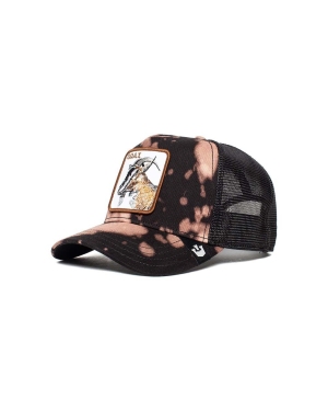 Goorin Bros czapka z daszkiem kolor czarny wzorzysta
