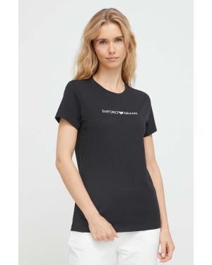 Emporio Armani Underwear t-shirt lounge bawełniany kolor czarny