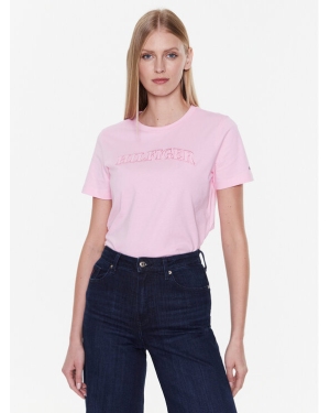 Tommy Hilfiger T-Shirt Tonal WW0WW37562 Różowy Regular Fit