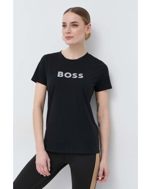 BOSS t-shirt bawełniany x Alica Schmidt kolor czarny