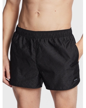 Calvin Klein Swimwear Szorty kąpielowe Runner KM0KM00847 Czarny Regular Fit