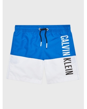 Calvin Klein Swimwear Szorty kąpielowe Medium KV0KV00030 Niebieski Regular Fit