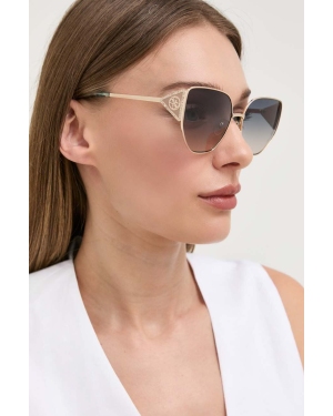 Guess okulary przeciwsłoneczne damskie kolor beżowy