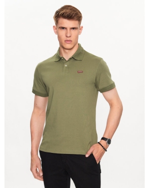 Guess Polo Nolan M3YP66 KBL51 Zielony Slim Fit