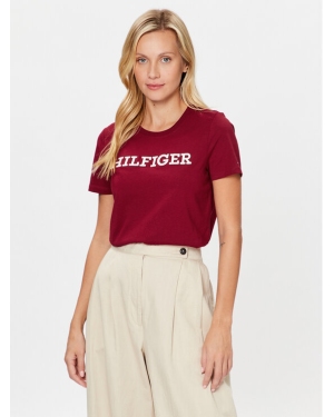 Tommy Hilfiger T-Shirt Monotype WW0WW40057 Czerwony Regular Fit