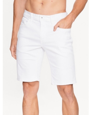 Blend Szorty jeansowe 20715429 Biały Slim Fit