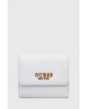 Guess portfel damski kolor biały