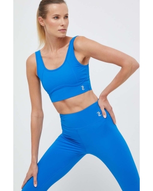 Juicy Couture biustonosz sportowy kolor niebieski