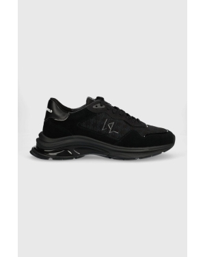 Karl Lagerfeld sneakersy LUX FINESSE kolor czarny KL53165A