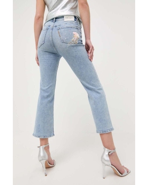 Miss Sixty jeansy z domieszką jedwabiu high waist