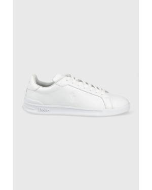 Polo Ralph Lauren sneakersy skórzane Heritage Court Premium kolor biały 809845110002