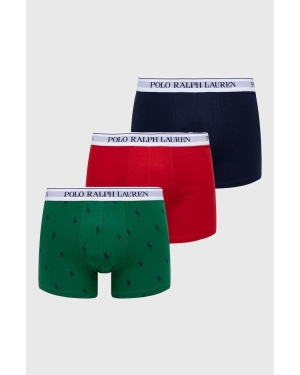 Polo Ralph Lauren bokserki 3-pack męskie kolor zielony