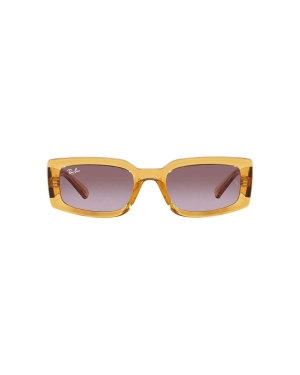 Ray-Ban okulary przeciwsłoneczne kolor żółty