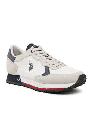U.S. Polo Assn. Sneakersy Cleef CLEEF001A Biały