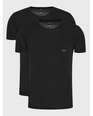 Armani Exchange Komplet 2 t-shirtów 956005 CC282 07320 Czarny Slim Fit