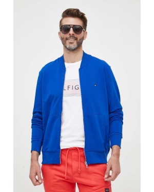 Tommy Hilfiger bluza męska kolor niebieski gładka