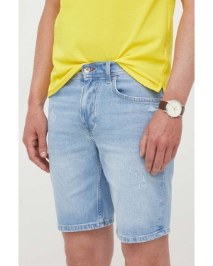 Tommy Hilfiger szorty jeansowe męskie kolor niebieski
