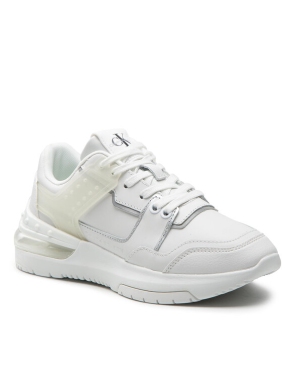 Calvin Klein Jeans Sneakersy Sporty Runner Comfair Laceup Tpu YW0YW00696 Biały