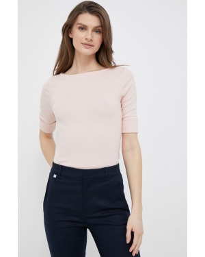 Lauren Ralph Lauren t-shirt damski kolor różowy