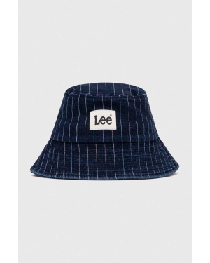 Lee kapelusz jeansowy kolor granatowy