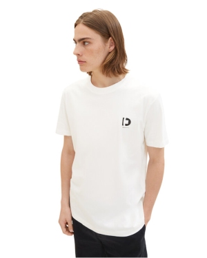 Tom Tailor Denim T-Shirt 1037205 Biały Regular Fit