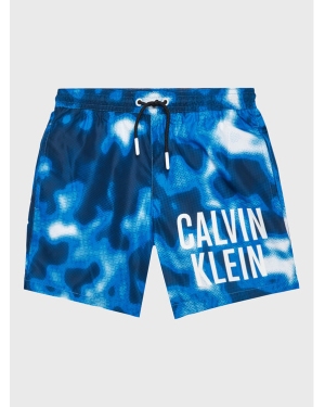 Calvin Klein Swimwear Szorty kąpielowe Medium KV0KV00027 Niebieski Regular Fit