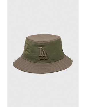 New Era kapelusz kolor zielony LOS ANGELES DODGERS