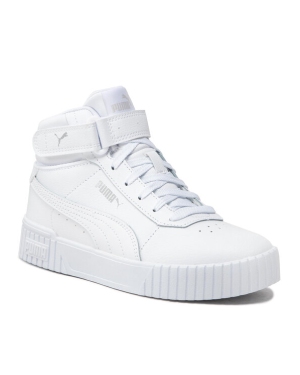 Puma Sneakersy Carina 2.0 Mid Jr 387376 02 Biały