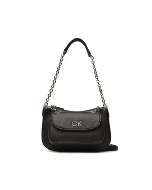 Calvin Klein Torebka Re-Lock Dbl Shoulder Bag K60K610183 Czarny