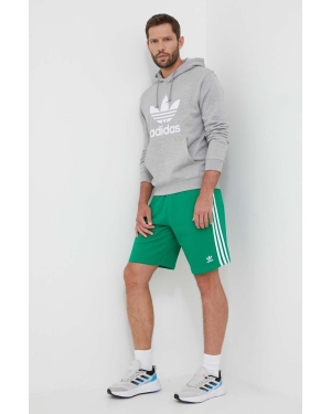 adidas Originals szorty bawełniane kolor zielony