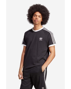 adidas Originals t-shirt bawełniany kolor czarny wzorzysty IA4845-BLACK