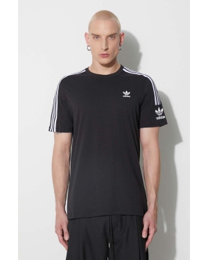 adidas Originals t-shirt bawełniany kolor czarny z aplikacją IA6344-BLACK